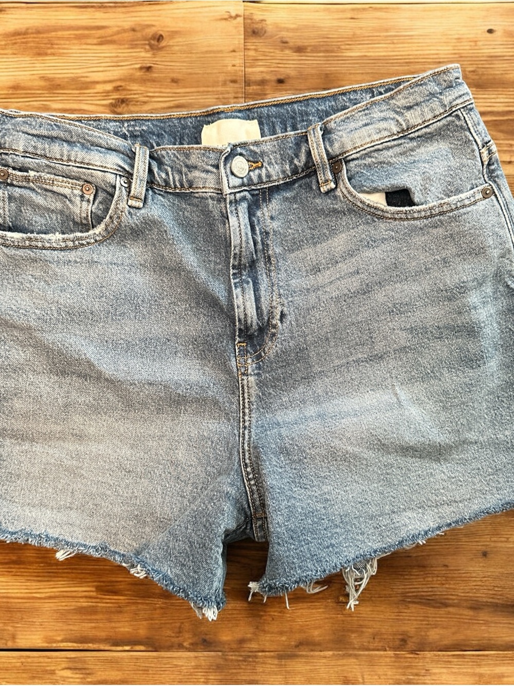 Habitual “Danny” Classic Light Wash Denim Cutoff Shorts